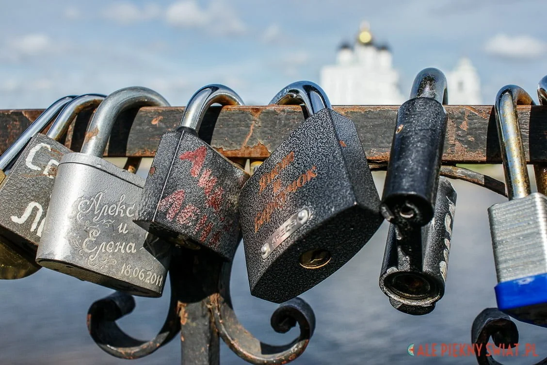 Kłódki miłości w Rosji