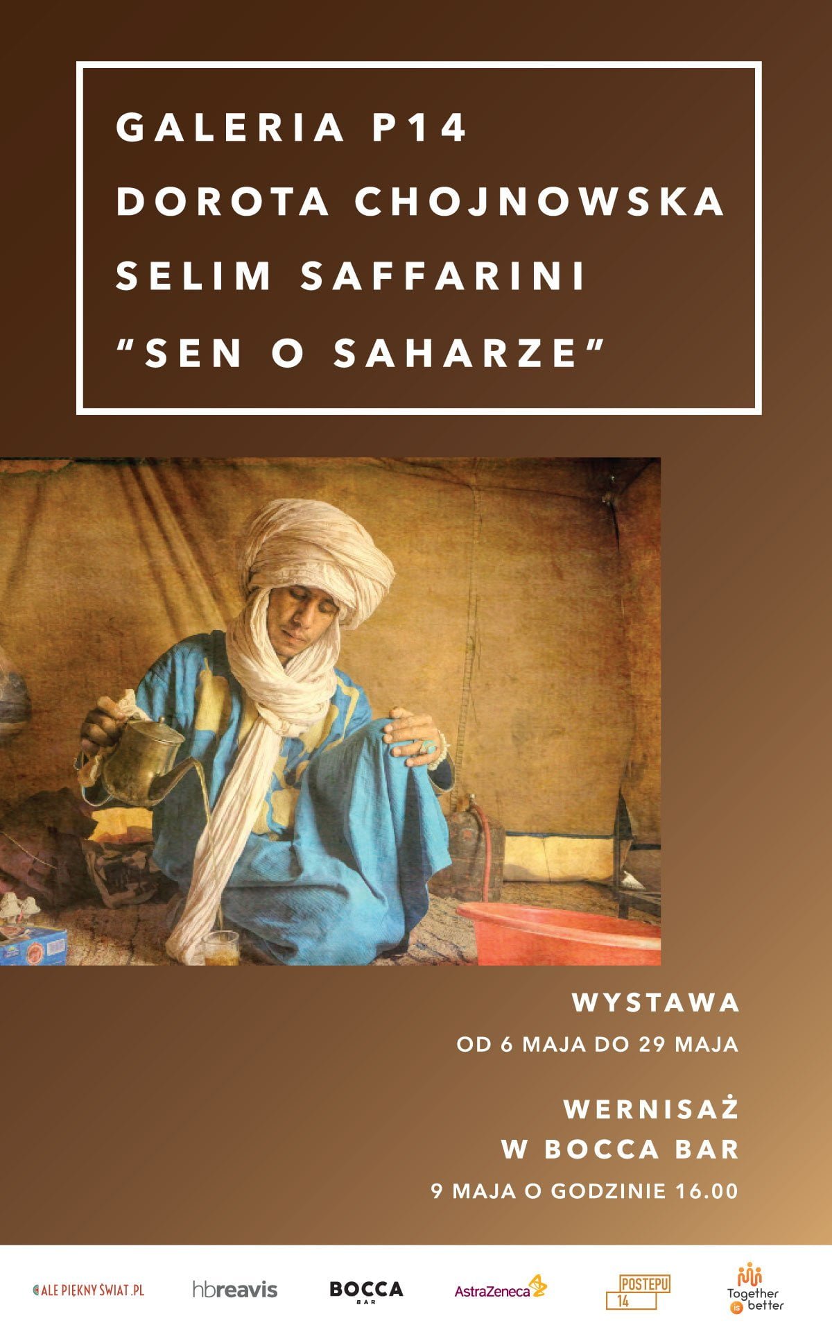 plakat wystawy sen o Saharze